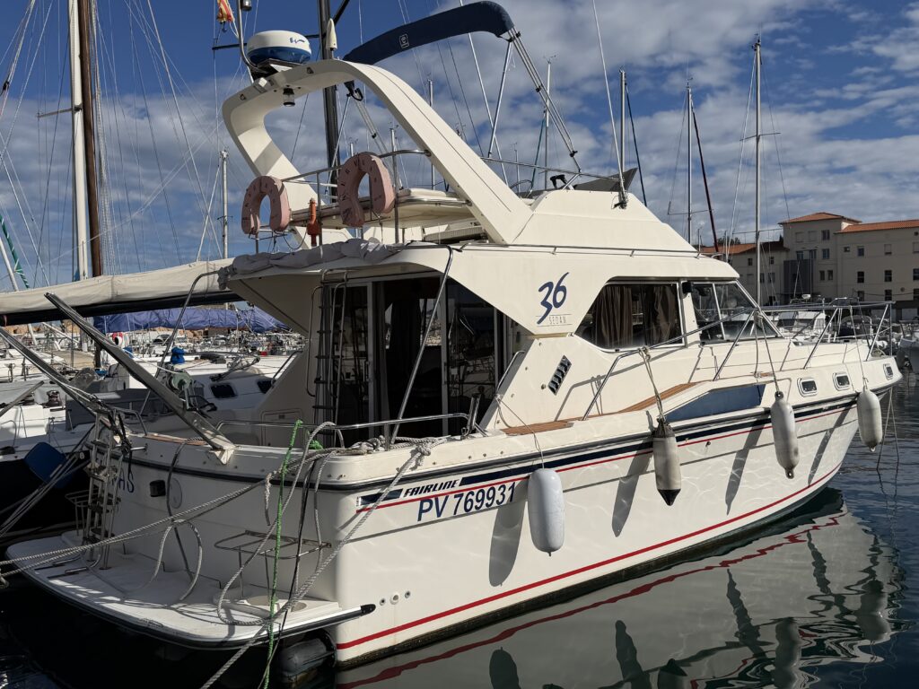 Fairline 36 Sedan – 610cv Volvo Penta