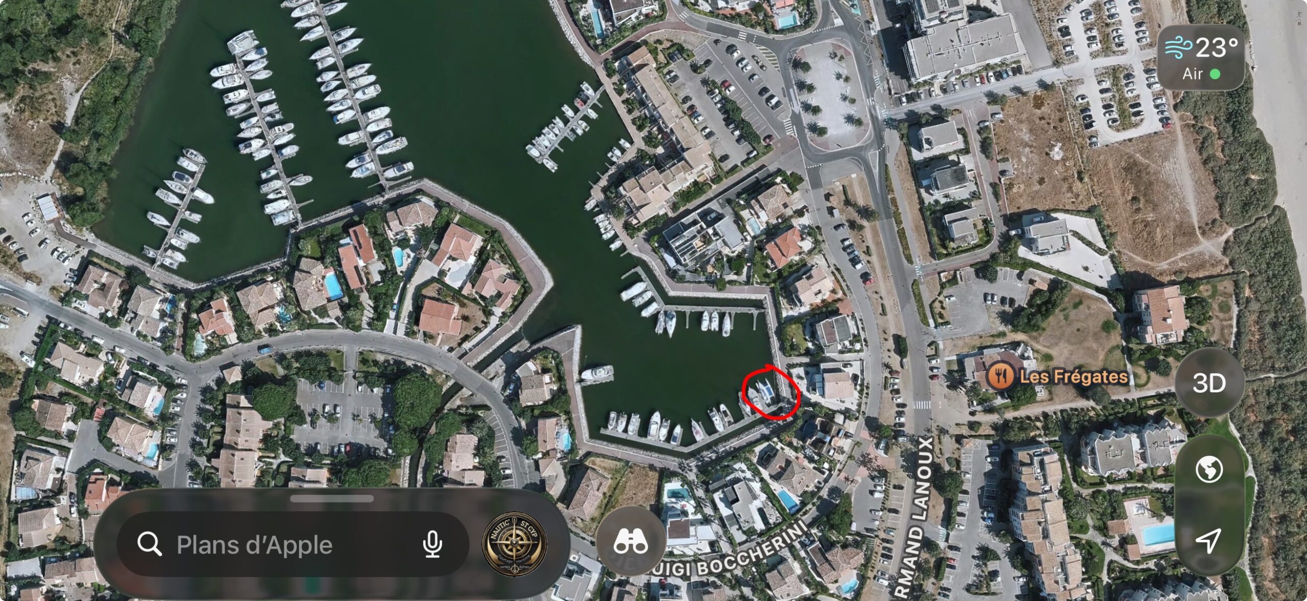 Amodiation Place De Port 10m x 4,10m