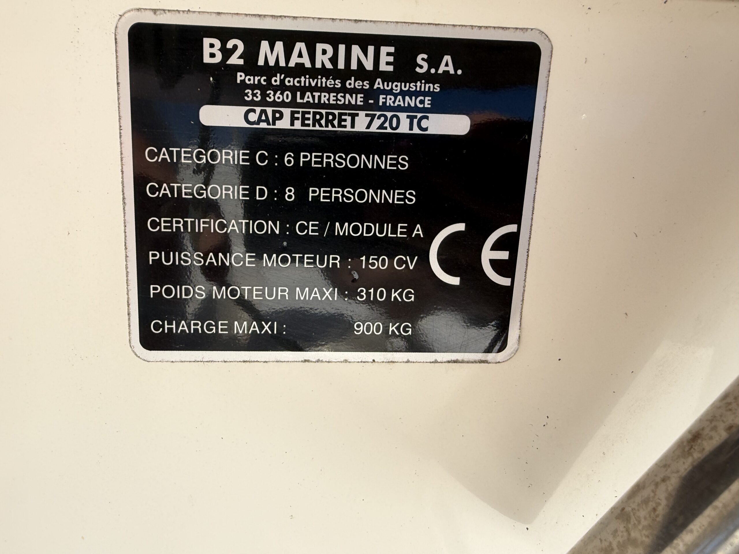 B2 Marine Cap Ferret 722T Cruiser – 115cv Suzuki 4T