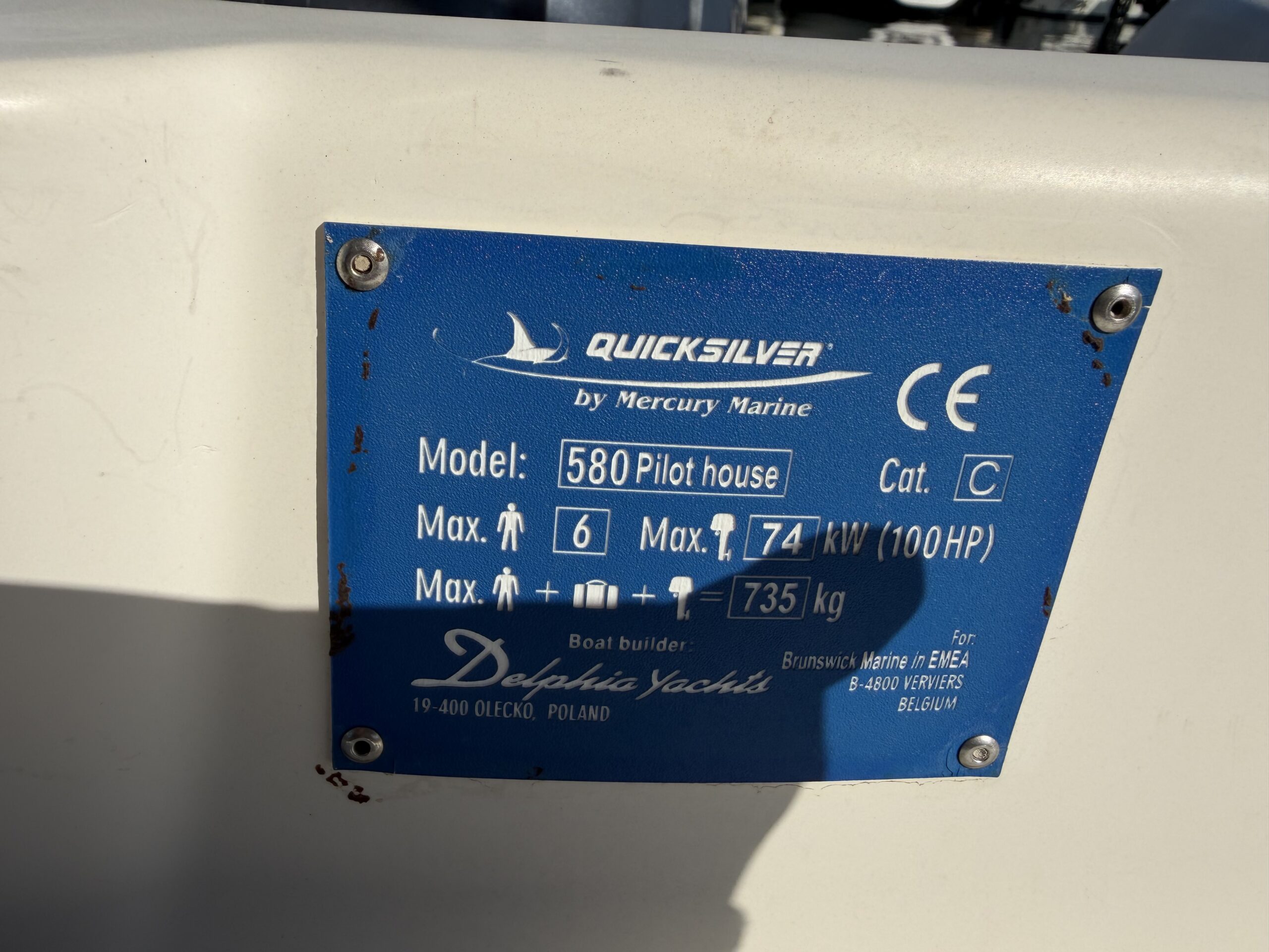 Quicksilver 580 pilothouse – 100cv Yamaha